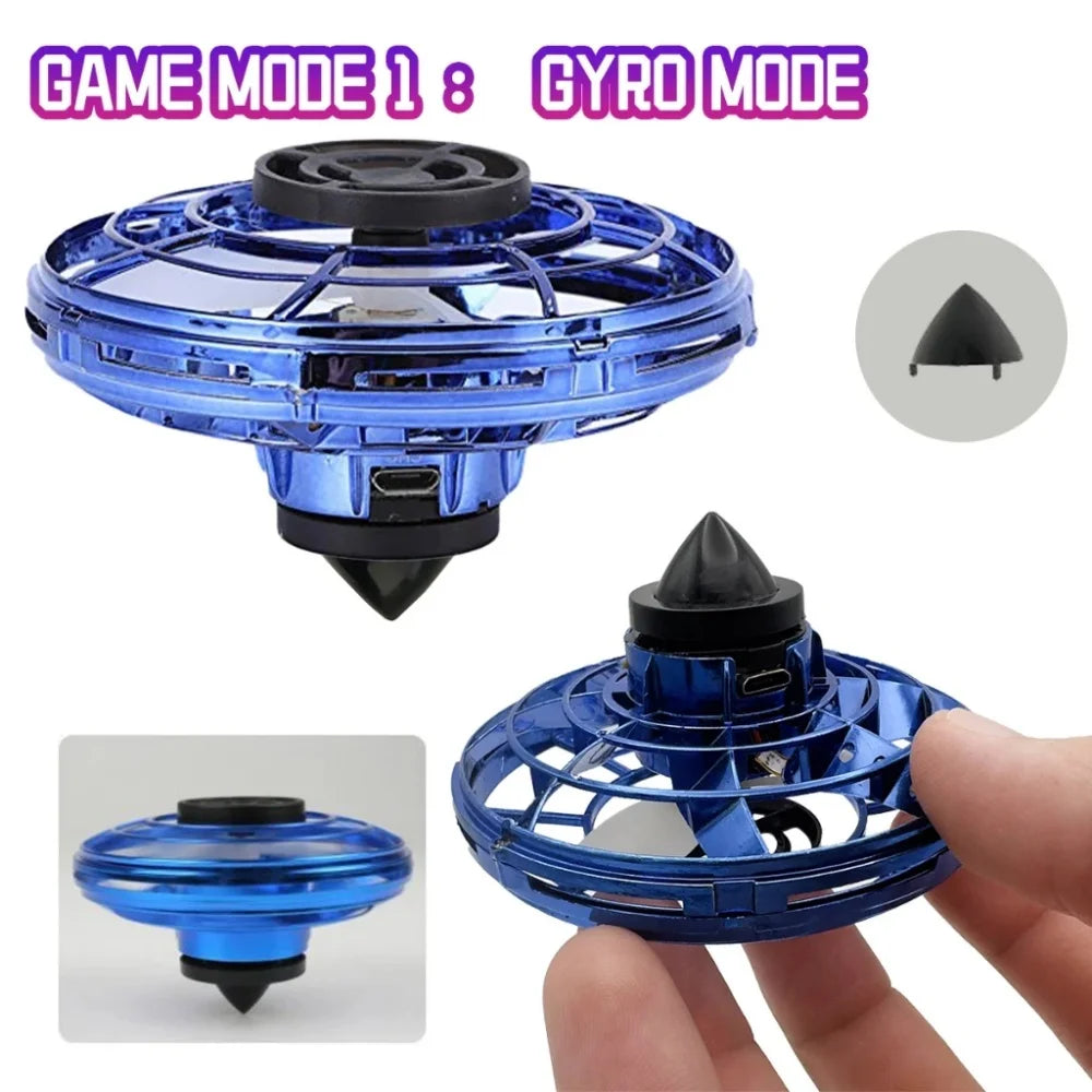 NEW Flying LED Fidget Spinner Fidget Spinning Spinner, Spinning Ball, Light-emitting Floating Aircraft Stress-relieving Wonder