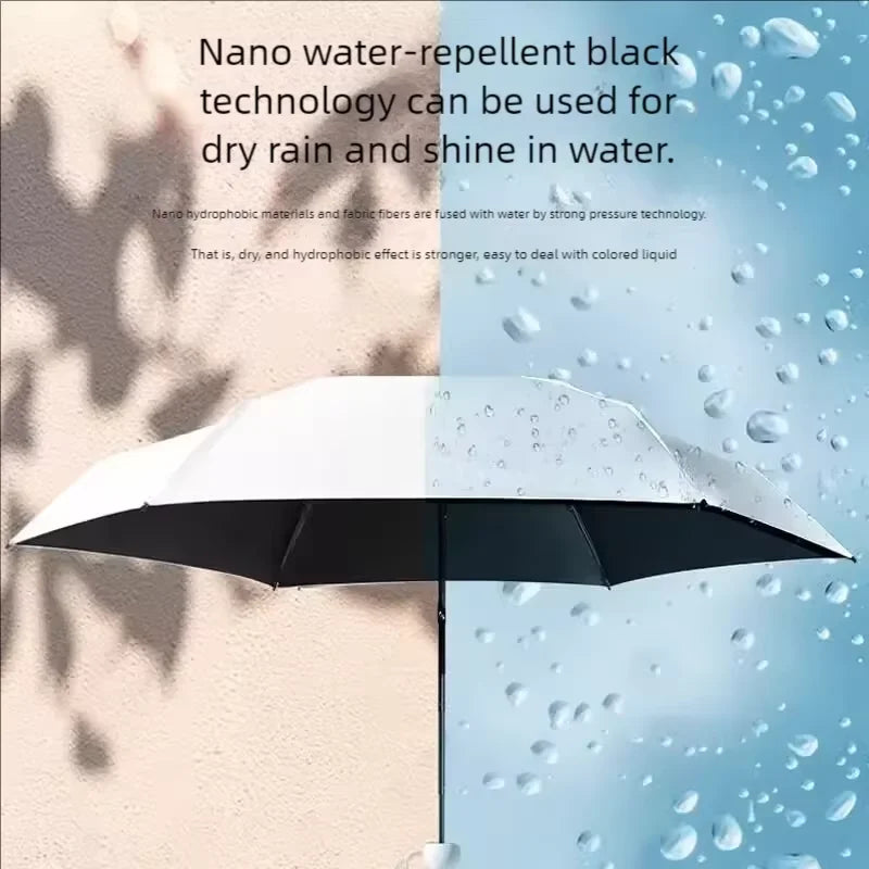 Portable Capsule Umbrella Outdoor Sunny Umbrella Windproof UV Lightweight And Convenient Adult And Children Mini Pocket Umbrella